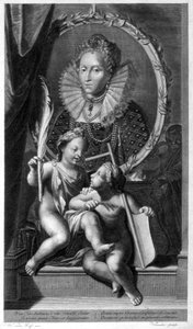 Elizabeth I, dronning av England og Irland.
