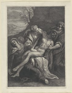Kristi skjelving av Cornelis Visscher (II)