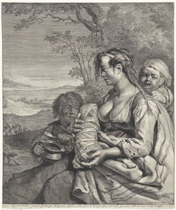 Heidi Jeg lover at jo rikere desto fattige (...) ordene jeg ga (tittel på objekt) av Cornelis Visscher (II)