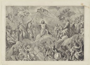 Siste dom (topplate) av Cornelis Visscher (II)