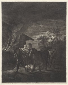 hestetyveri av Cornelis Visscher (II)