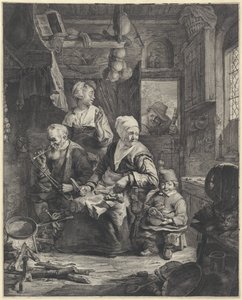pannekakemaker av Cornelis Visscher (II)