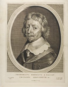 Fredrik Henrik, prins av Oranien, fra Ni portretter av Cornelis Visscher