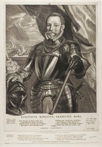 Lodewijk Boisot, admiral av Zeeland, plate 4 fra Quatuor Personae