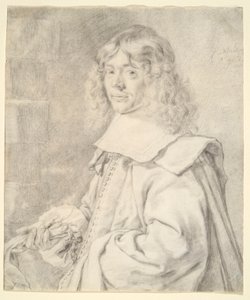Portrett av en ung mann av Cornelis Visscher