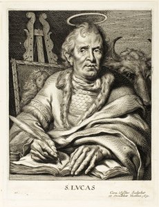 Sankt Lukas av Cornelis Visscher