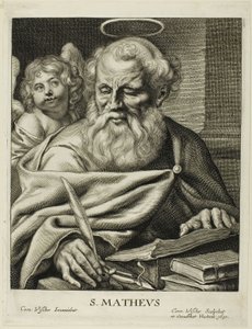 Saint Matteus av Cornelis Visscher