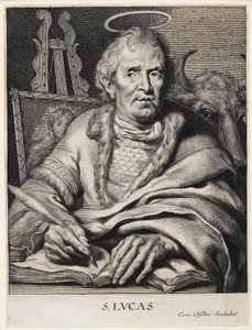 St. Luke av Cornelis Visscher