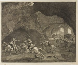 Pistolskuddet av Cornelis Visscher