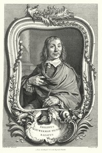 Philips Wouwerman , nederlandsk maler av Cornelis after Visscher