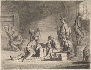 Fanger i fangehull Sjangerscener (serietittel) av Cornelis de Wael