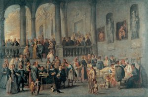 To Visit the Sick av Wael, Cornelis, av (1592-1667). Olje på lerret, størrelse: 99x152, ca. 1640, Strada Nuova-museet, Genova av Cornelis de Wael