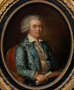 Portrett av komponisten André Ernest Modeste Grétry 1741-1813, ca. 1786-88. av Cornelis van Cuylenburgh