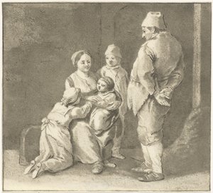 Gruppe av figurer av Cornelis van Noorde