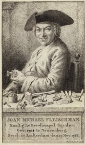 Portrett av Johann Michael Fleischmann