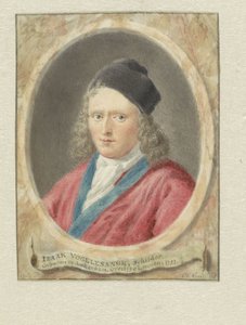 Portrett av Izaak Vogelensanck av Cornelis van Noorde