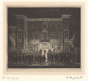 Begravelse til Delft Academy, 30. juni 1864