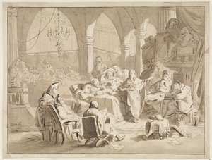 Kristus i en alder av tolv i templet av Cornelis van der Griendt
