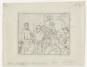 Kristus og kvinnen tatt i utroskap av Cornelis van der Griendt