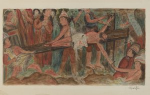 «Korsets stasjoner» nr. 11. «Jesus er naglet til korset