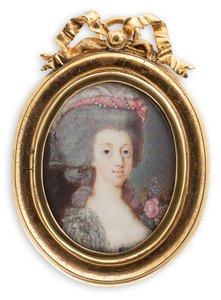 Portrett av Sophia Magdalena av Danmark 1746-1813, dronning av Sverige.