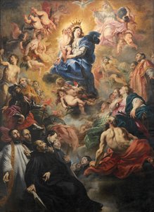 Coronation of the Virgin (olje på lerret)