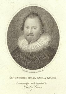Portrett av Alexander Leslie, jarl av Leven av Cornelius Janssen van Ceulen