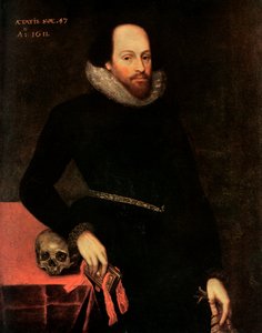 Ashbourne-portrettet av Shakespeare, 1500-tallet. av Cornelius Ketel