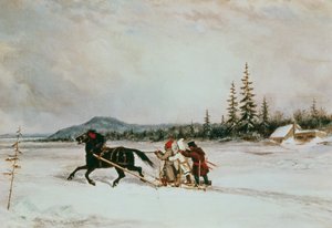 Beboere Slede, ca. 1855