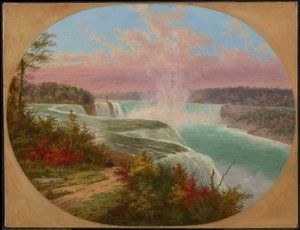 Kunstneren i Niagara av Cornelius Krieghoff
