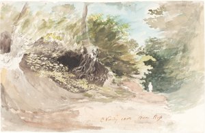 En Wooded Lane nær Ross av Cornelius Varley