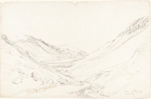 Tally Llyn fra Llyn Trigrain av Cornelius Varley