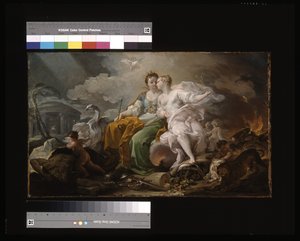 Allegory of Peace And Justice (olje på lerret)