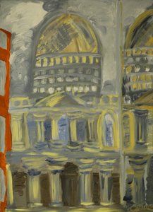 St Pauls Cathedral reflektert av Cosima Duggal