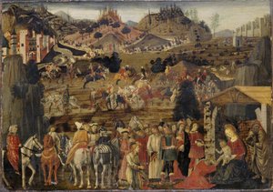 The Adoration of the Magi, ca. 1480 (tempera på furu)