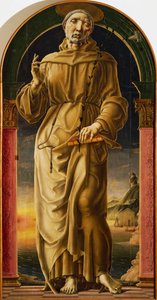 St Anthony, av Cosme Tura (ca 1430-1495), maleri. av Cosimo Tura