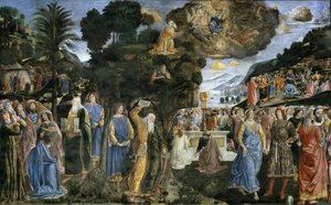 Discesa dal monte Sinai Nedstigningen fra Sinai-fjellet, 1481-1482.
