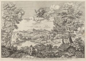 Jupiter i et landskap