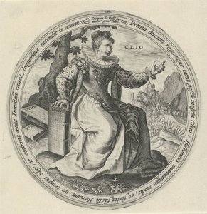 Clio The Nine Muses (serietittel) av Crispijn van de Passe (I)