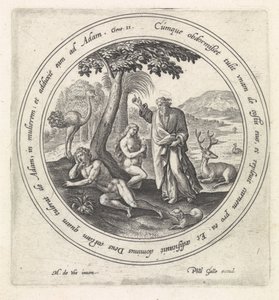 Skapelsen av Eva Historien om Adam og Eva (serietittel) av Crispijn van de Passe (I)