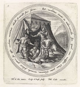 Noahs drukkenskap History of Noah (serietittel) av Crispijn van de Passe (I)