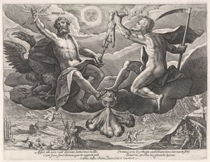 Nord vind Boreas (tittel på objekt) The Four Winds (serietittel) av Crispijn van de Passe (I)