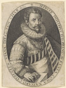 Portrett av Philip Willem, Prince of Orange av Crispijn van de Passe (I)