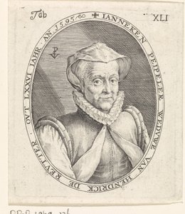 Portrett av Janneke Peipeller av Crispijn van de Passe (I)