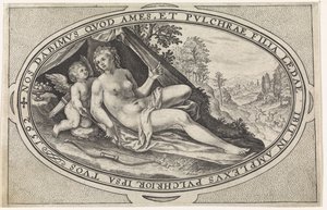 Venus Gods and Goddesses Involved in the Judgment of Paris (serietittel) av Crispijn van de Passe (I)