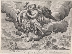 South Wind Avster (tittel på objekt) The Four Winds (serietittel) av Crispijn van de Passe (I)