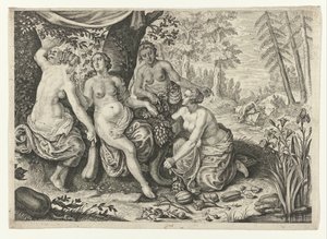 Nymfer fyller overflødighetshornet Metamorphoses of Ovid (serietittel)