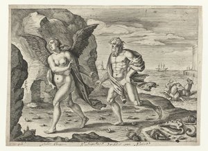 Coronis en Neptun Metamorfosen van Ovidius (serietittel)