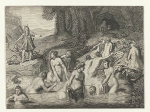 Diana gjør Actaeon til en hjort Metamorphoses of Ovid (serietittel)