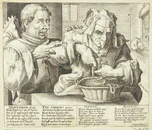 Satire på hygiene av Crispijn van de Passe